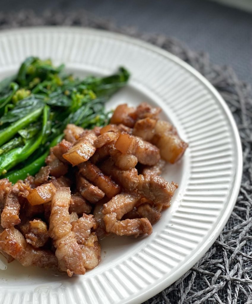 Pinoy Food - Pork Adobo and Chinese Broccoli
