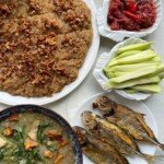 Pinoy Dish : Munggo with Spinach, Bagoong, Fried Fish and Biko - House of Hazelknots Pinoy Dish : Munggo with Spinach, Bagoong, Fried Fish and Biko - House of Hazelknots